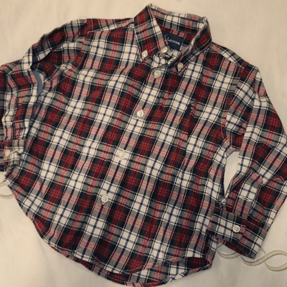 Polo Ralph Lauren  plaid button down shirt